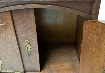 Arts & Crafts Art Nouveau Cabinet by H.P. Mutters & Zoon Den Haag, 1900s